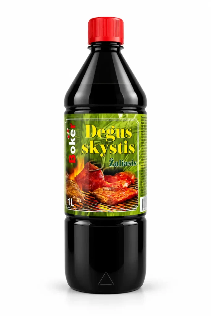 Degus skystis žalias